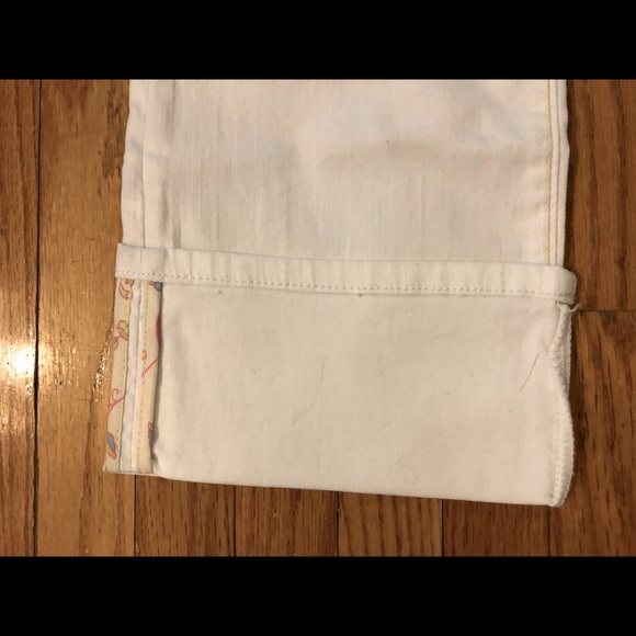 GAP cropped white jeans with trim, not worn - Picture 3 of 6